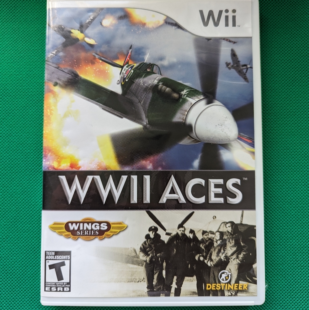 Wii - WWII Aces Game Collectible